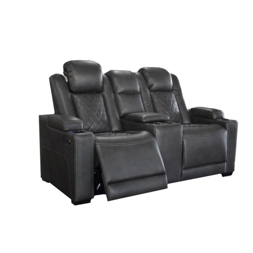 Palmer Leather-gel Power Reclining Loveseat